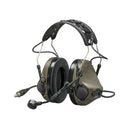 3M PELTOR MT14H418A-47 GN ComTac VIII Single Comm Headset, Nexus 4-Con, O.D. Green. Each