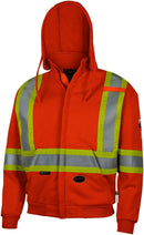 Clearance...Brand New...Pioneer V2570450-2XL Orange Flame Resistant Zip Style Cotton Safety Hoodie. Each
