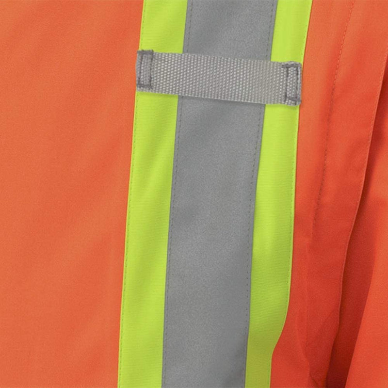 Clearance... Pioneer V1120150-2XL Hi-Vis 7-in-1 Waterproof Parka – Hi-Vis Orange – 2XL