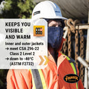 Clearance... Pioneer V1120150-XL Hi-Vis 7-in-1 Waterproof Parka – Hi-Vis Orange – XL