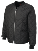 Clearance...Tough Duck WJ25-4XL Diamond Quilted Lightweight Freezer Jacket, Polyester Insulation, Black. Each