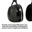 PK/10: 3M PELTOR X5A Over-The-Head Ear Muffs, Noise Protection, NRR 31dB, Black