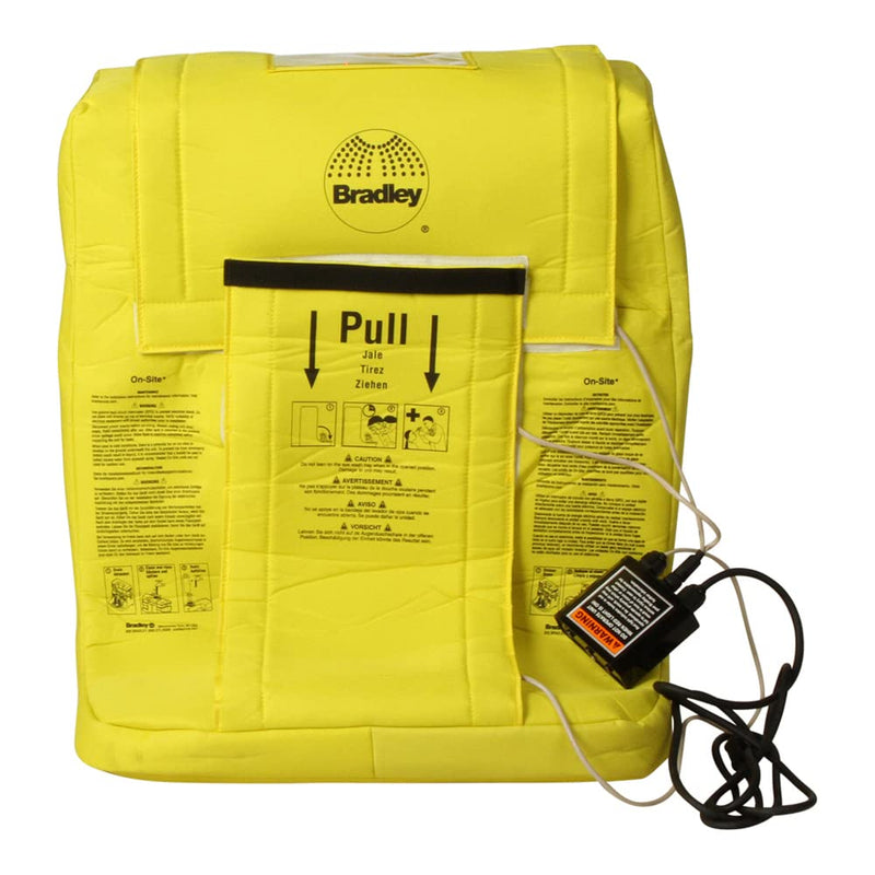 Bradley S19-921H Gravity Fed Portable/Self-Contained Eyewash Station w/ Heater Jacket. Each