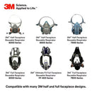 PK/50 Pairs: 3M 2096 Particulate Filter, P100, with nuisance level acid gas relief