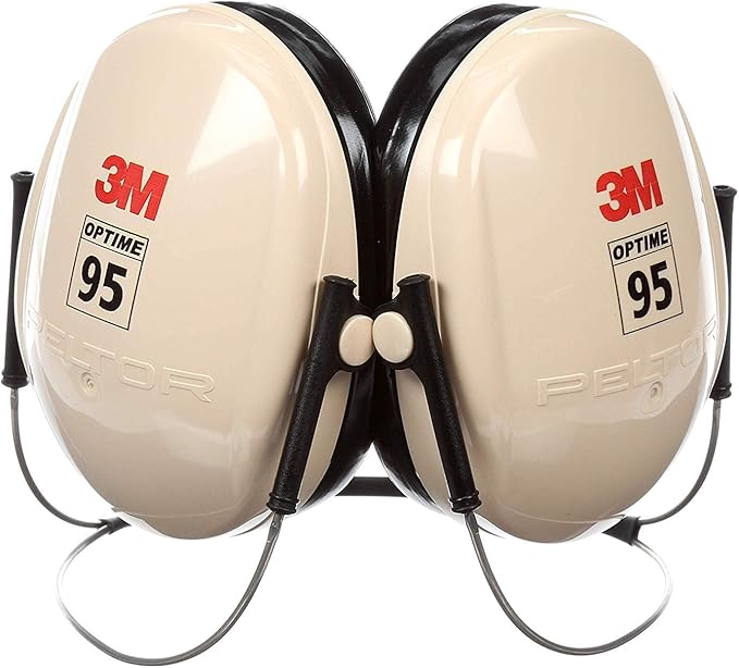 Clearance..Open Box..3M PELTOR H6B/V Optime 95 Earmuffs,, behind-the-head. Each