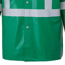 Pioneer V2241940-2XL Chemical Resistant FR Reflective Safety Jacket - Waterproof, Green 2XL