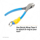 3M DBI-SALA Fall Protection for Tools, 1500003,Attachment Point with Single D-Ring, 05" X 225", On One End for Tools Up to 2 lb.s, 10-Pack