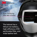 3M Adflo Powered Air Purifying Respirator with 3M Speedglas Welding Helmet 9100-Air, 35-1101-00SW