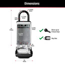 Master Lock 5401D Select Access Wall-Mounted Key Storage Box with Set-Your-Own Combination Lock