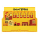 Master Lock S1850E410 Electrical Lockout Station, Includes 6 Zenex Padlocks, Yellow