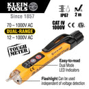 Klein Tools CL120VP Electrical Voltage Test Kit with Clamp Meter, Three Testers, Test Leads, Pouch and Batteries, Multi