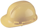 Dynamic Safety HP241R/10 Whistler Hard Hat with 4-Point Nylon Suspension and Sure-Lock Ratchet Adjustment, ANSI Type I, One Size, Beige