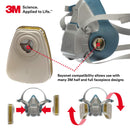 3M Acid Gas Cartridge, Respiratory Protection