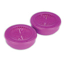 North 7580 Particulate Filter Compatible with North 7580P100 Particulate Cartridge 7700 5500 5000 Filter Retainer,prevent dust,PURPLE,2pcs