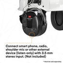 PK/10: 3M PELTOR ProTac III Headset, 31 dB, Black, Helmet Mounted, MT13H221P3E