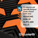 Due North GripPro Spikeless Ice Cleats - Perfect for Transitioning Between Indoor/Outdoor Surfaces - 22 Hi-Vis Chevrons for Maximum Grip