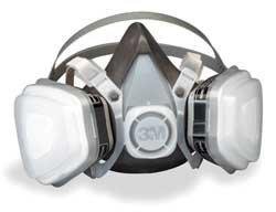 3M 051138 66069 2 Medium Paint Spray Respirator