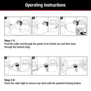 Adjustable Cable Lockouts, 3' Length Each
