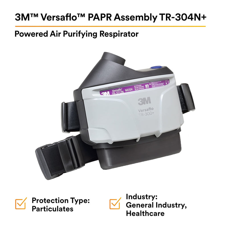 3M 94265-case PAPR with Easy Clean Belt and Economy Battery, Beige