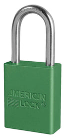 Lockout Padlock, KA, Green, 1-7/8"H, PK3