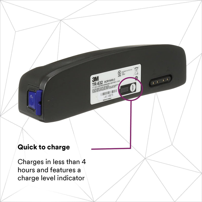 High Capacity Battery TR-632/37348(AAD), for TR-600 PAPR