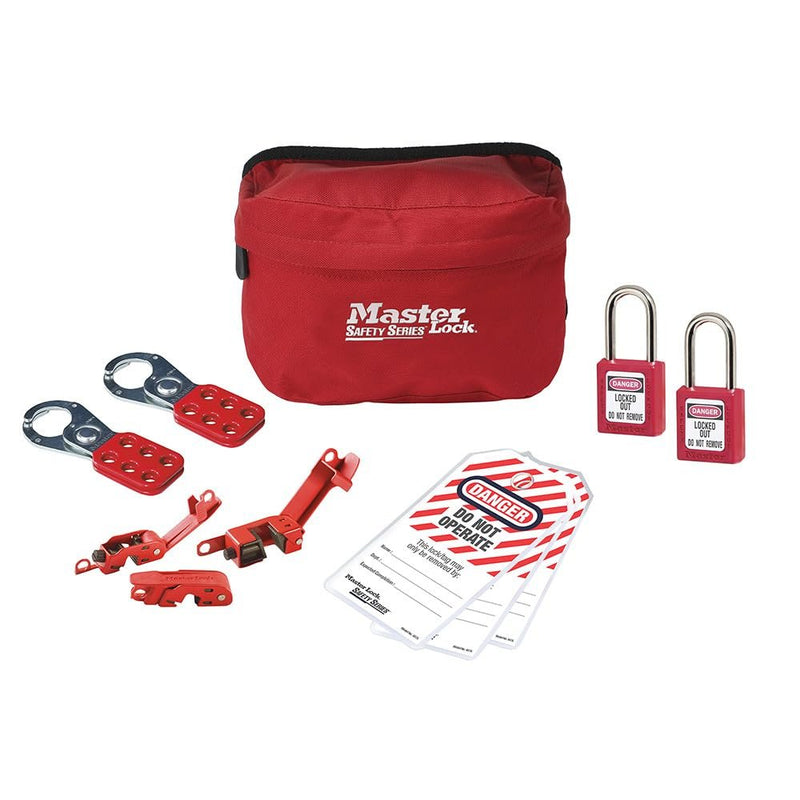 MASTER LOCK Compact Safety Lockout Pouch, Electrical