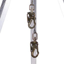 PeakWorks V85026 - Tripod, 3-Way 60' (18 m) Self Retracting Lifeline, 65' (20 m) Man Winch and Bag - Confined Space Kit