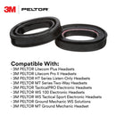 3M Peltor Camelback Gel Sealing Rings HY80, Black, Large