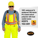 Insulated Waterproof Overall Safety Bib Pants - Easy Boot Access