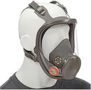 PK/3: 3M Safety 142-6900 Safety Reusable Full Face Mask Respirator, Dark Grey, Large
