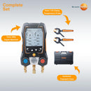 Testo 550s Smart Digital Manifold Kit with Wireless Temperature Probes, -14 to 870 psi