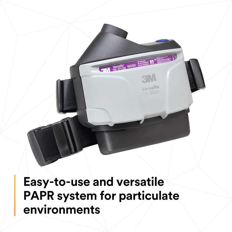 3M™ Versaflo™ PAPR Assembly TR-307N+, with Easy Clean Belt and High Capacity Battery 1 EA/Case