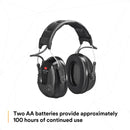 3M PELTOR ProTac III Headset, Black, Headband