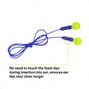 PK/400 Pairs: 3M E-A-R Push-Ins Corded Earplugs 318-1001