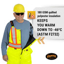 Insulated Waterproof Overall Safety Bib Pants - Easy Boot Access