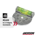 Jackson Safety Curv-O-Mark Replacement Dial Set Welding Level DSL, 180 Degree Adjustable Protractor, 14797
