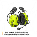 PK/2: 3M PELTOR WS ProTac XPI Headset Hard Hat Attached MT15H7P3EWS6