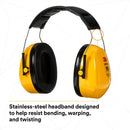 3M Optime 98 Series Earmuff - Yellow, Model