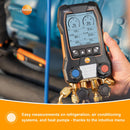 Testo 557s Smart Digital Manifold Kit with Wireless Temperature and Vacuum Probes, -14 to 870 psi