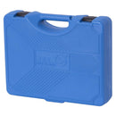 JET 1/2 Inch Drive Socket Wrench Set - SAE & Metric 6 Point Deep & Standard Length Sockets with Torque Drive - 55 Pieces