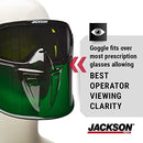 JACKSON SAFETY GPL530 Premium Safety Goggles with detachable Faceshield