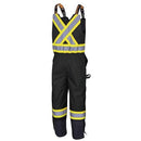 Insulated Waterproof Overall Safety Bib Pants - Easy Boot Access