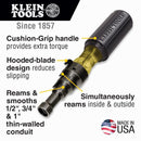 Klein 85191 7-1/2-Inch Conduit-Fitting and Reaming Screwdriver