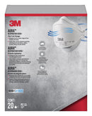 3M Safety Aura Particulate Respirator 9205PH-20-DCCA, 20 Disposable Respirators, White, One Size