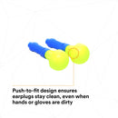 3M™ E-A-R™ Push-Ins Uncorded Earplugs, 318-1002, yellow/blue, 200 pairs