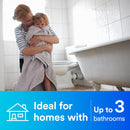 3M Aqua-Pure AP101T Whole House Water Filter Housing, Standard, 1 High, Transparent Plastic