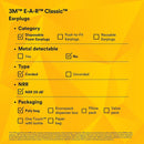 3M E-A-R 311-1101 Classic Earplugs, corded. Box/200 Pairs