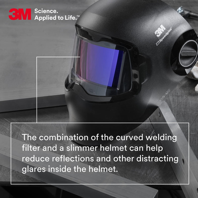 3M Speedglas G5-02 Welding Helmet 08-0100-50iC, with Curved G5-02 ADF, Headband, Cleaning Wipe, and Bag, 1/Case