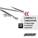 Jackson Safety Curv-O-Mark Radius Marker for Pipes - Welding Marking Tool - Medium Size - Up to 24" in Radius