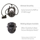 North by Honeywell 068-54001 Series 5400 Full Facepiece Respirator, Medium/Large